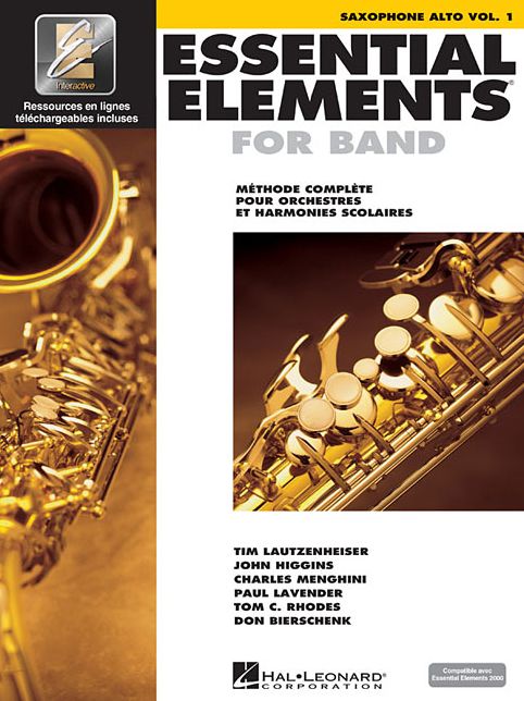 Essential Elements EE2000 Alto Saxophone: French Edition