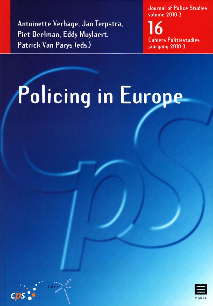 Policing in Europe: CPS Volume 16 (2010)