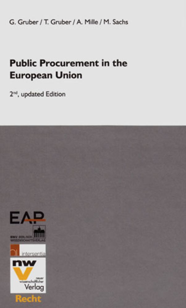 Public Procurement in the European Union: Directives and Case Law As at 01/03/2006