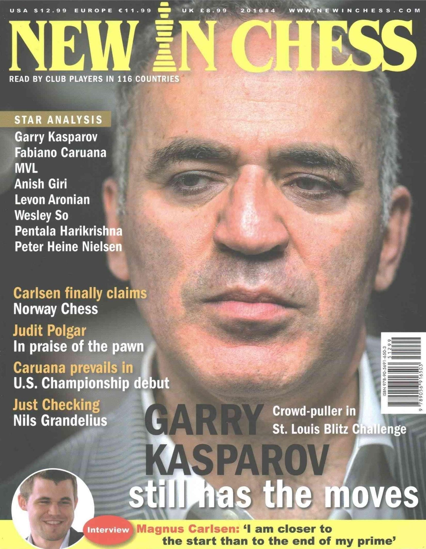 New In Chess Magazine 2016/4: Read by Club Players in 116 Countries