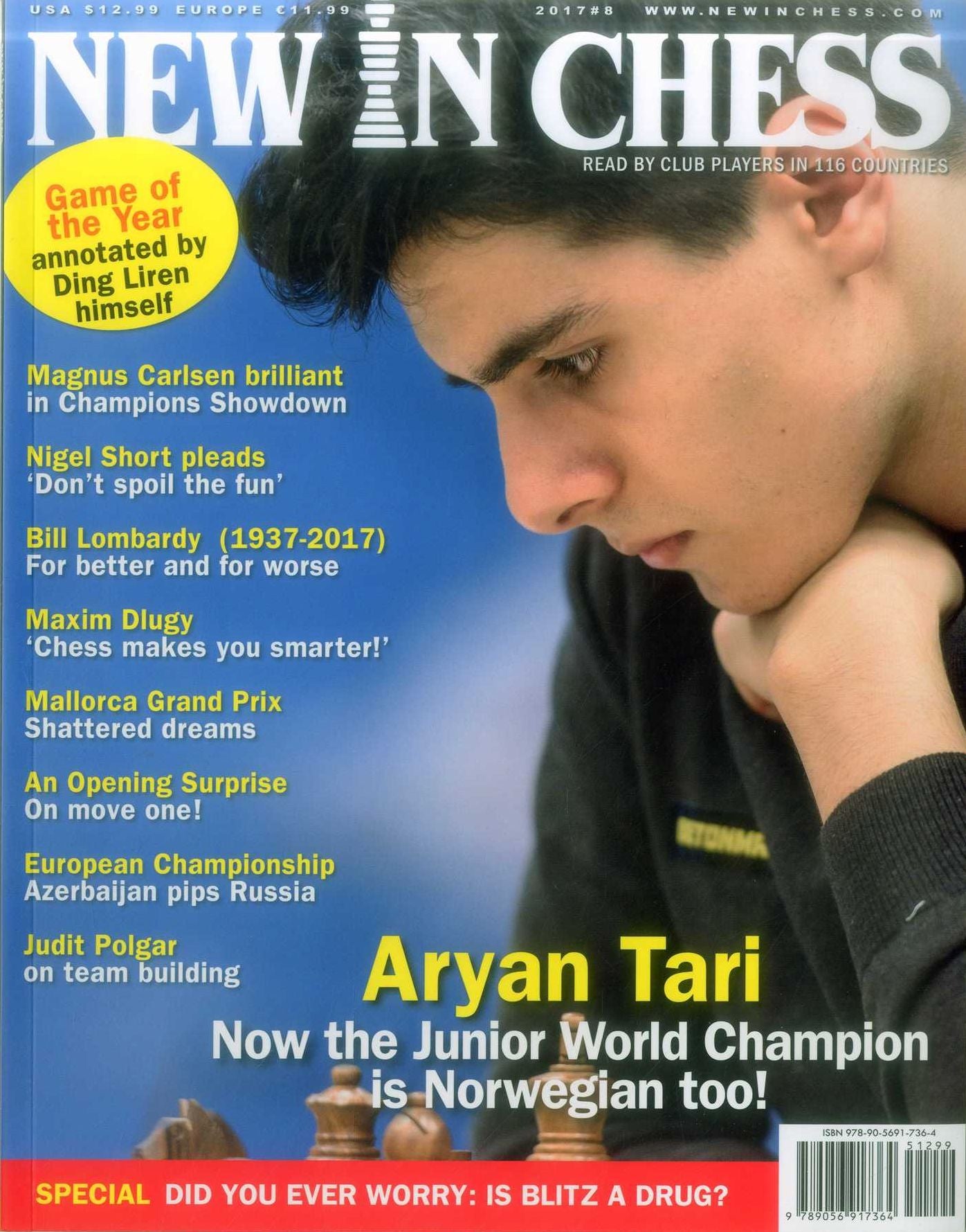 New In Chess Magazine 2017/8: Read by Club Players in 116 Countries