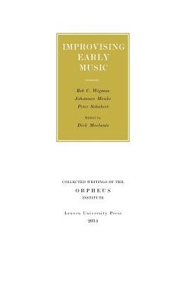 Improvising Early Music