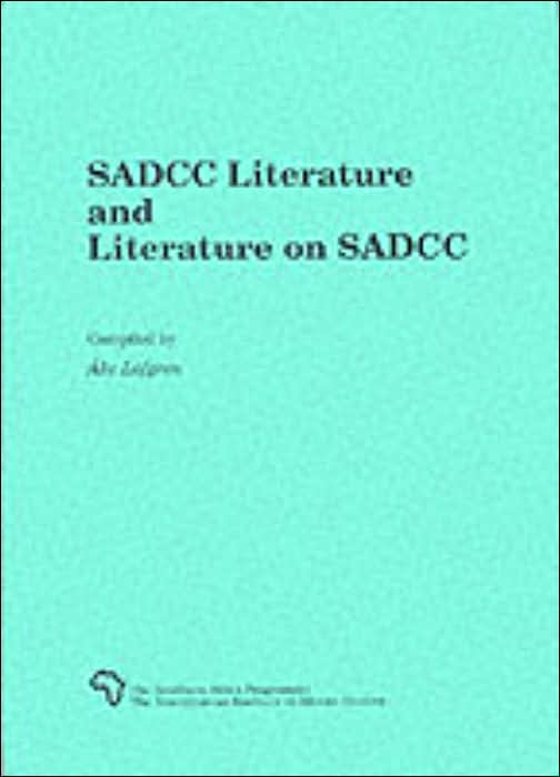 SADCC Literature and Literature on SADCC