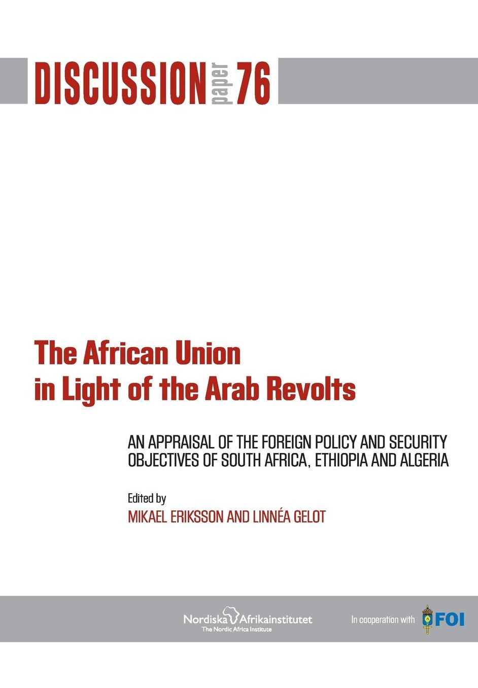 The African Union in Light of the Arab Revolts