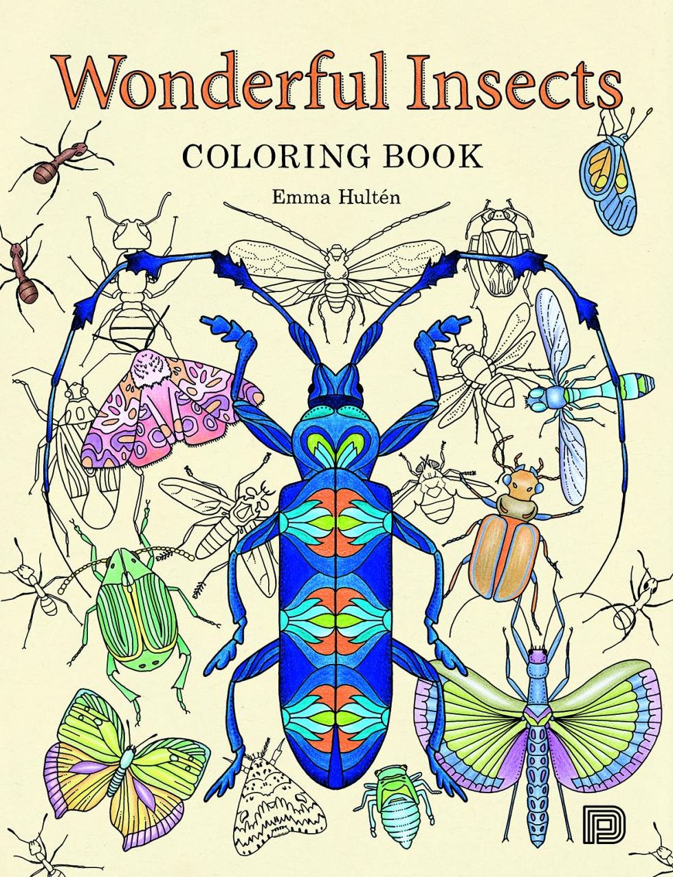 Wonderful Insects: Coloring Book