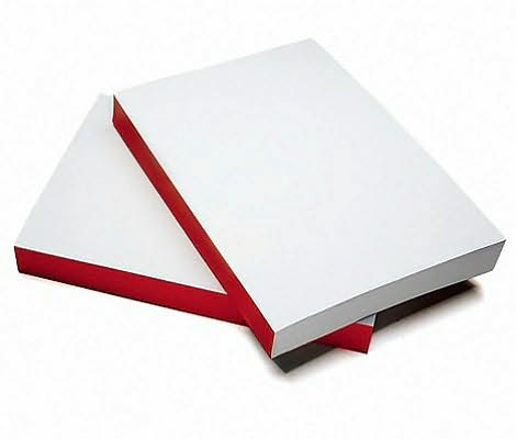 Whitelines Orange Glue A4 Lined Notepad (2 pack): Supporting your ideas