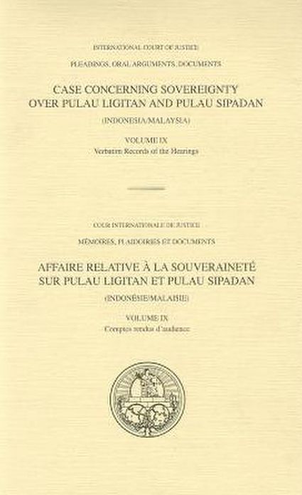 Case Concerning Sovereignty Over Pulau Ligitan and Pulau Sipadan (Indonesia/Malaysia)