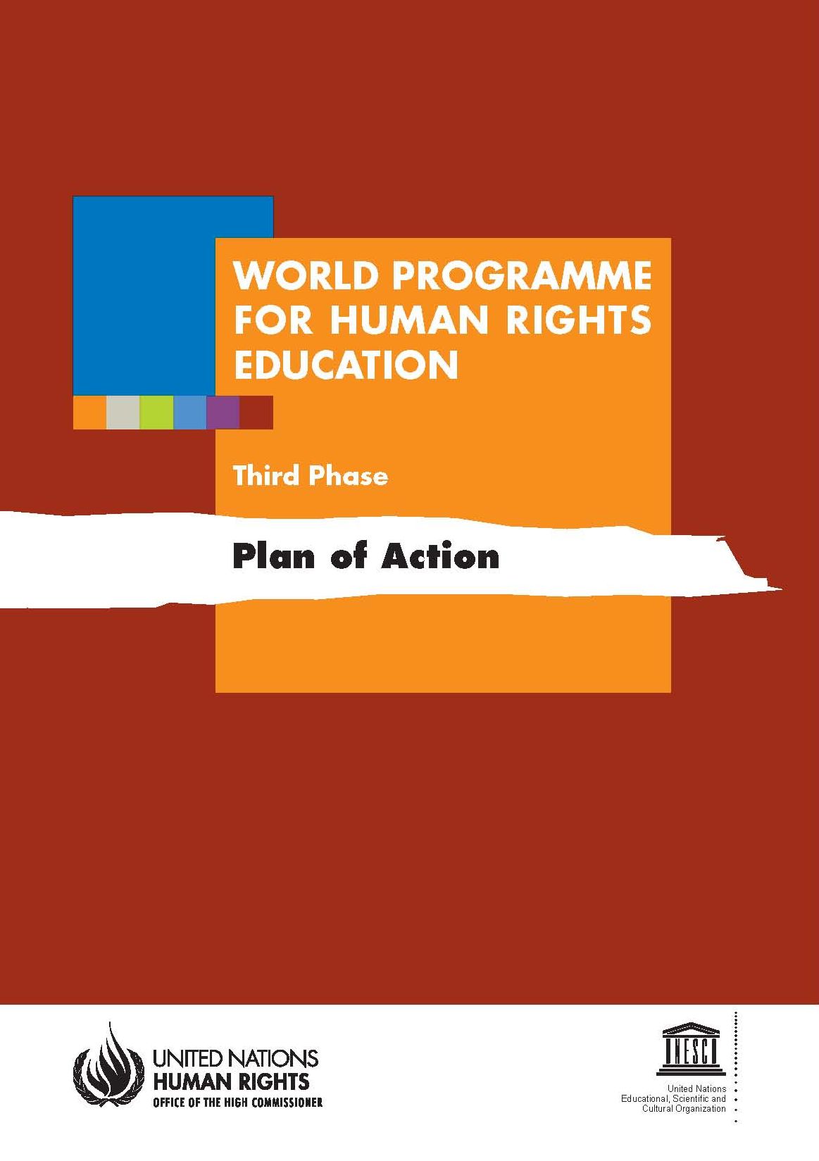 World Programme for Human Rights Education: Plan of Action, Third Phase