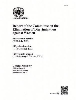 Report Of The Committee On The Elimination Of Discrimination Against Women: 68th Session Supp No.38