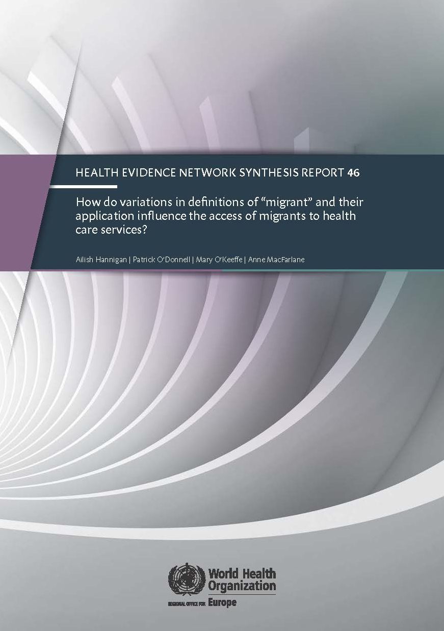 How Do Variations in Definitions of "migrant" and Their Application Influence the Access of Migrants to Health Care Services?