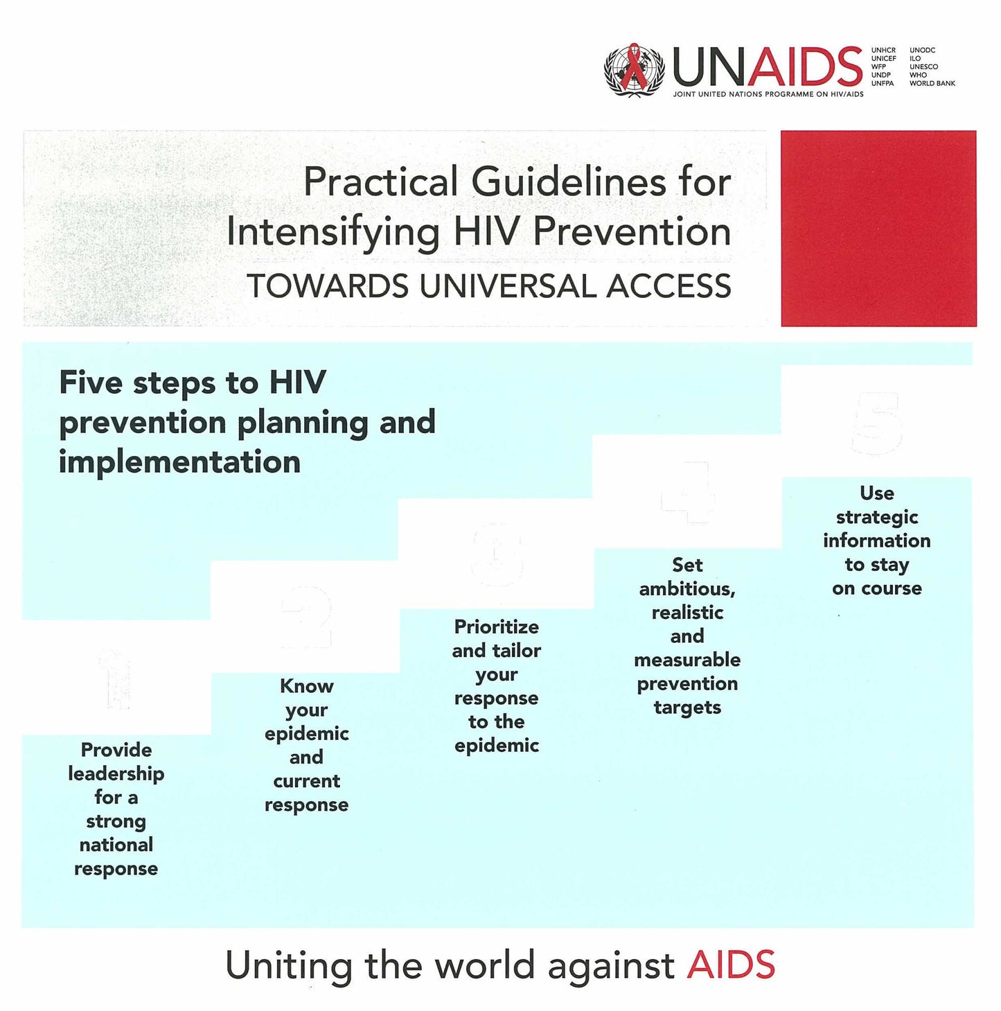 Practical Guidelines for Intensifying HIV Prevention: Towards Universal Access: Five Steps to HIV Prevention Planning and Implementation