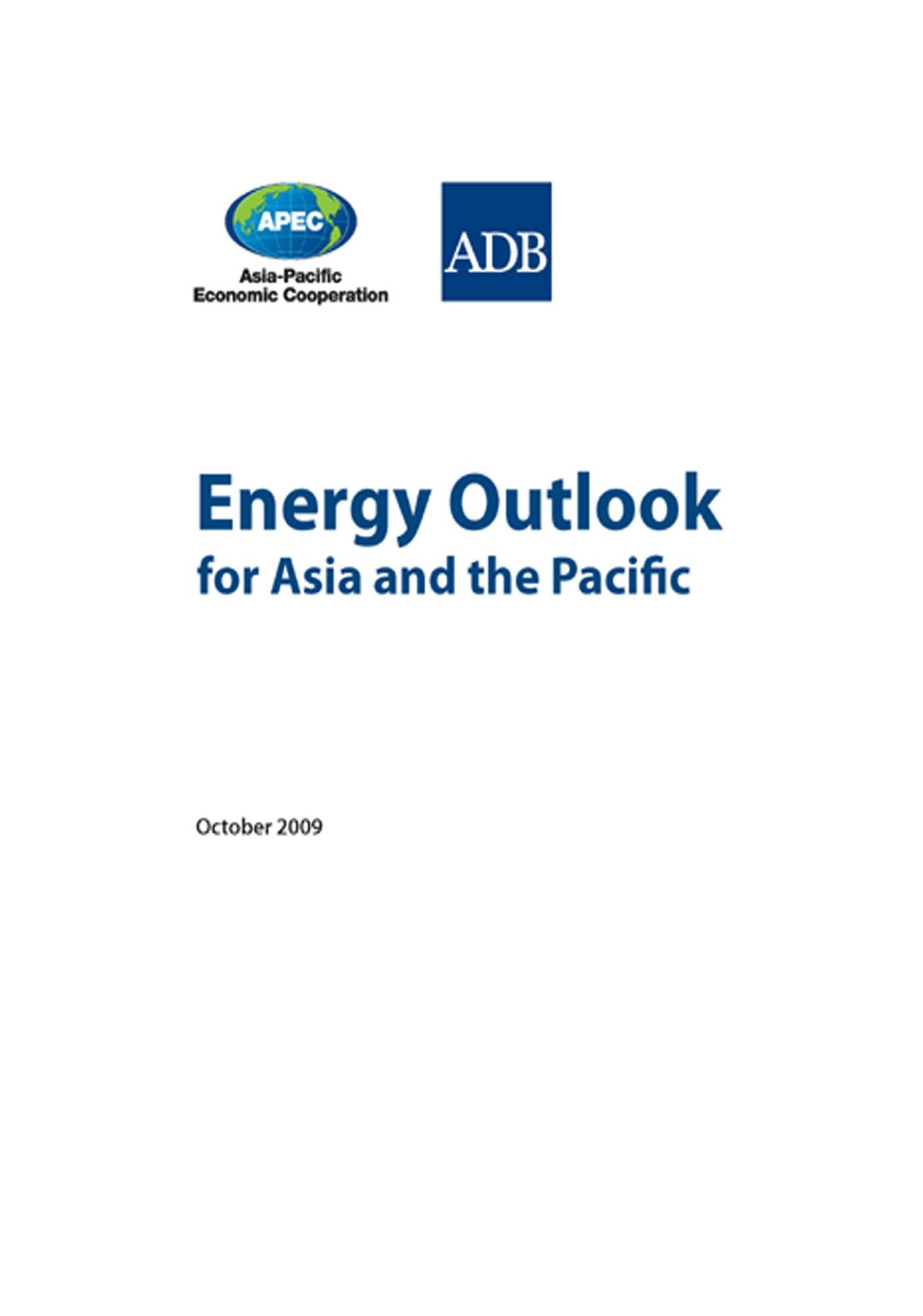 Energy Outlook for Asia and the Pacific 2009