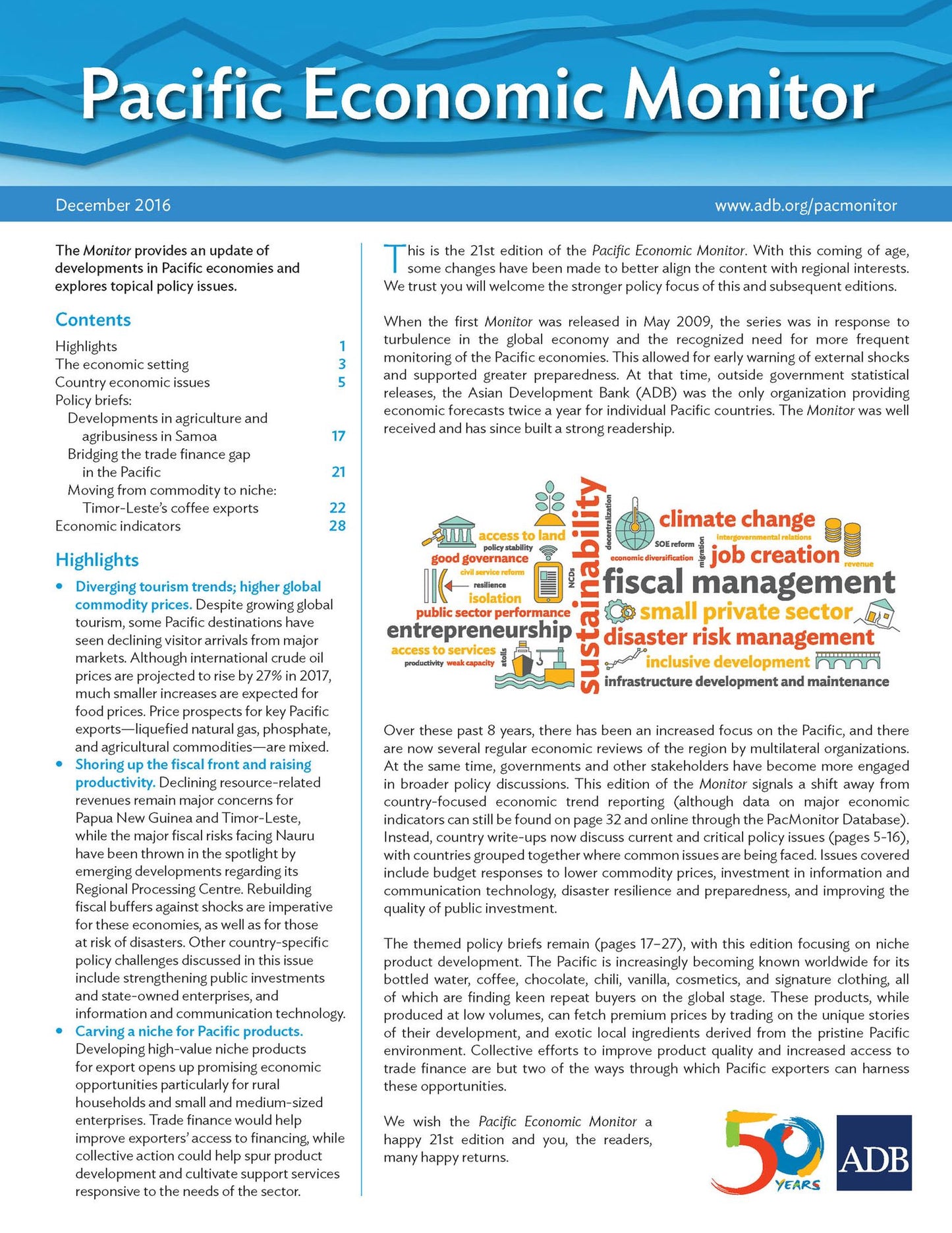 Pacific Economic Monitor: December 2016