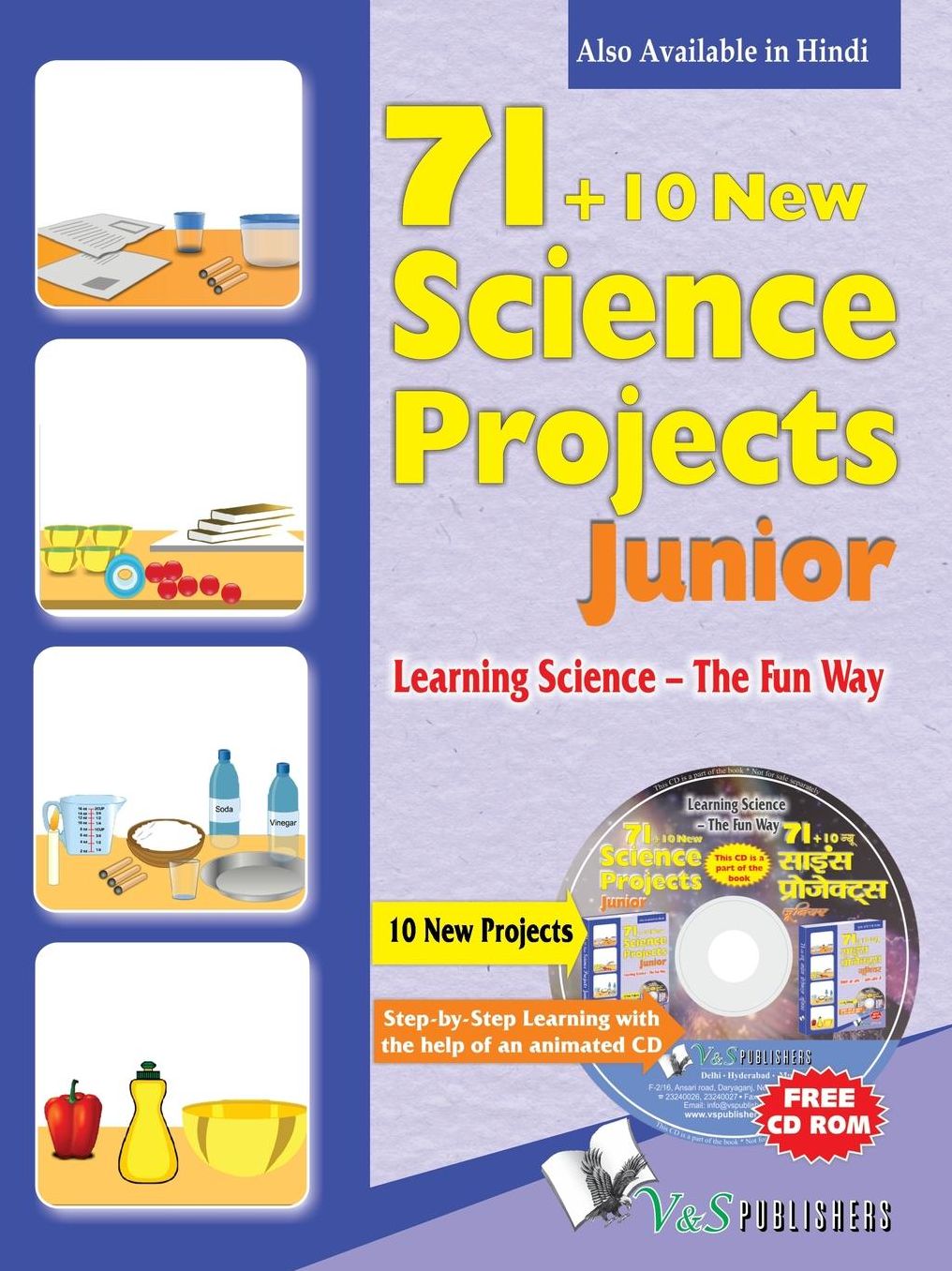 71+10 NEW SCIENCE PROJECT JUNIOR (WITH CD)