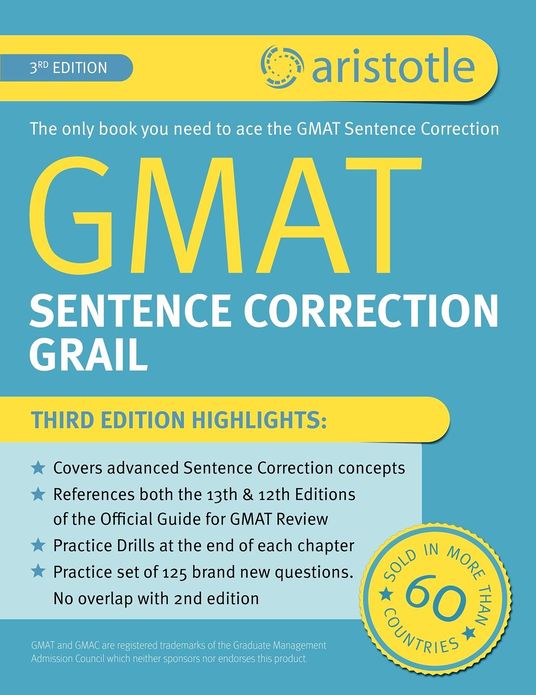 GMAT Sentence Correction Grail 3rd Edition