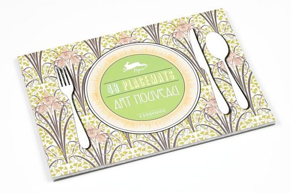 Art Nouveau: 48 Placemats: 6 Designs