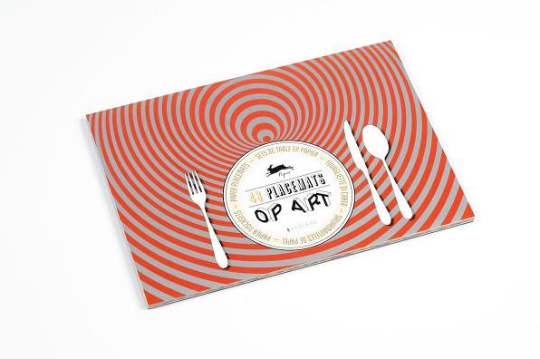 Op Art: 48 Placemats: 6 Designs