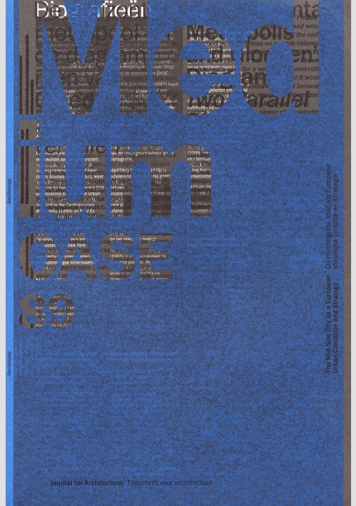 OASE 89: The Mid-Size City as a European Urban Condition and Strategy