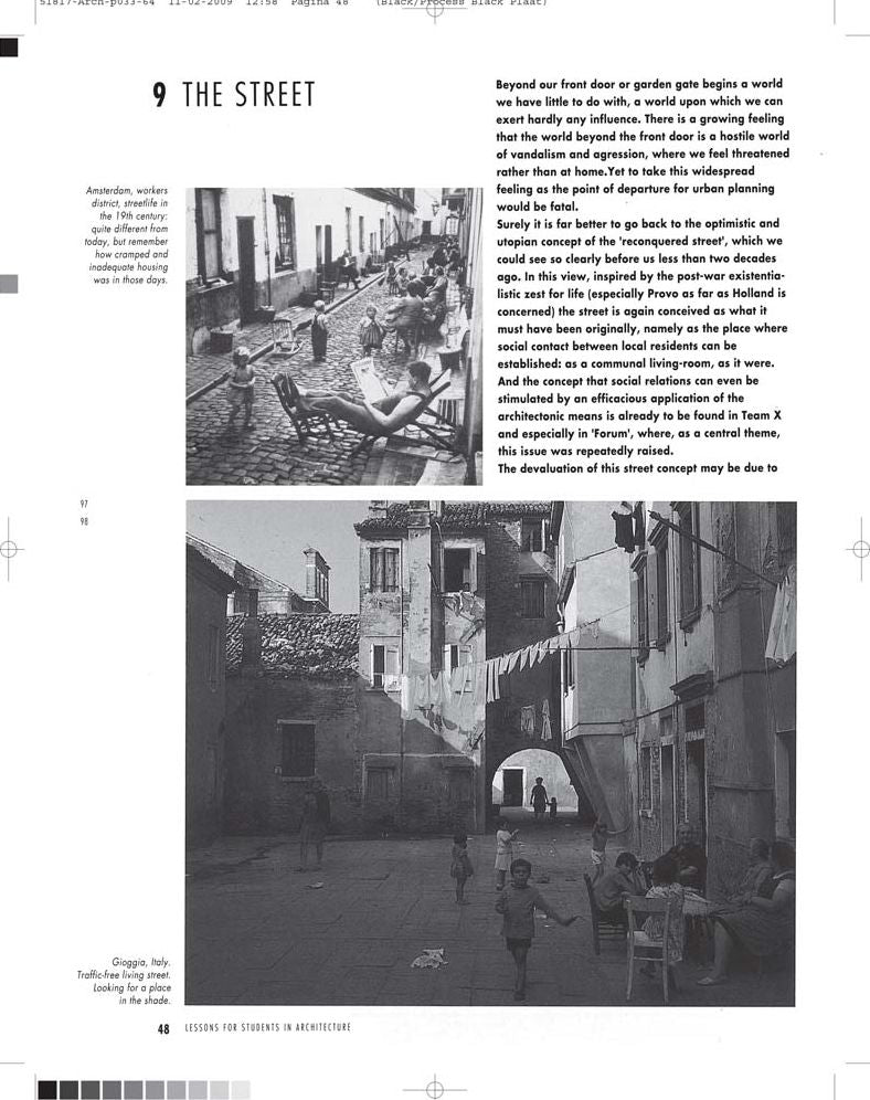 Lessons for Students in Architecture