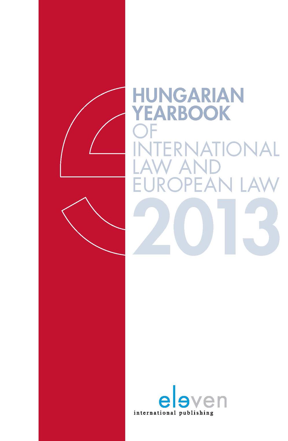 Hungarian Yearbook of International Law and European Law