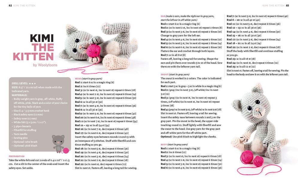 Zoomigurumi 6: 15 Cute Amigurumi Patterns by 15 Great Designers