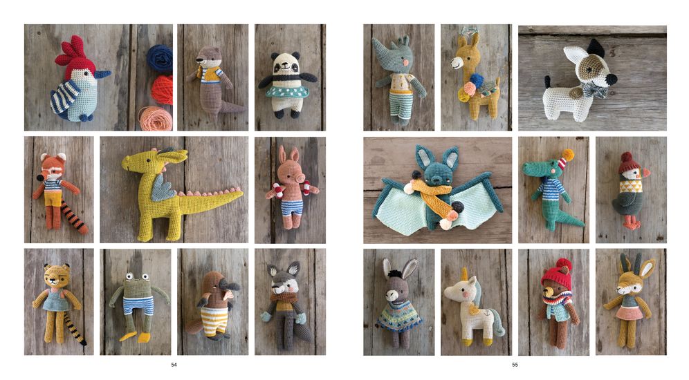 Animal Friends of Pica Pau: Gather All 20 Colorful Amigurumi Animal Characters