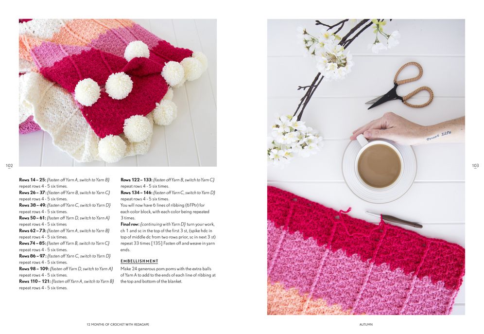 12 Months of Crochet with Redagape: Your Creative Planner for Year-Round Crocheting