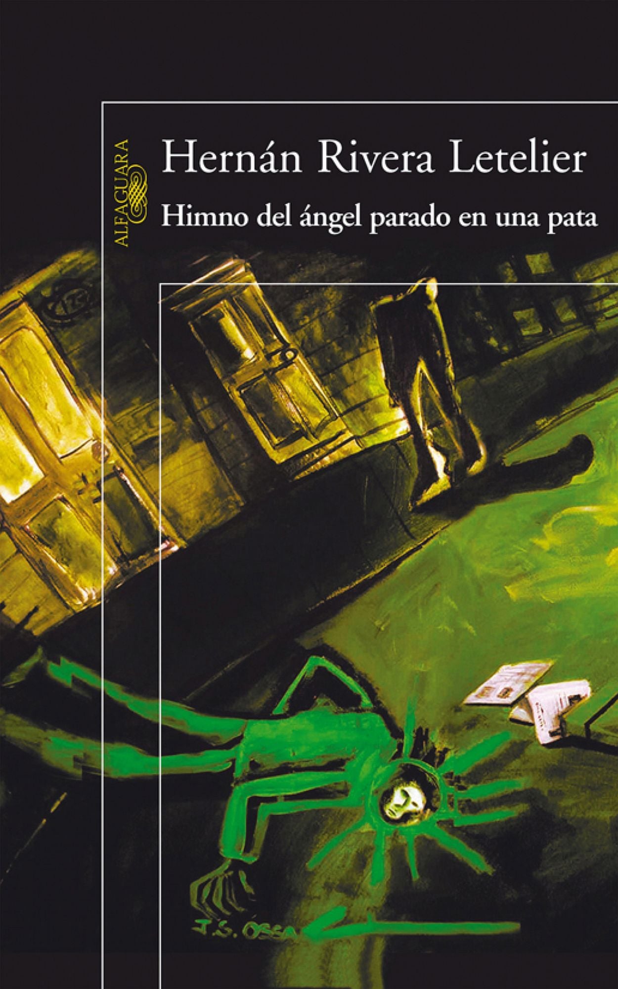 Himno del ángel parado en una pata