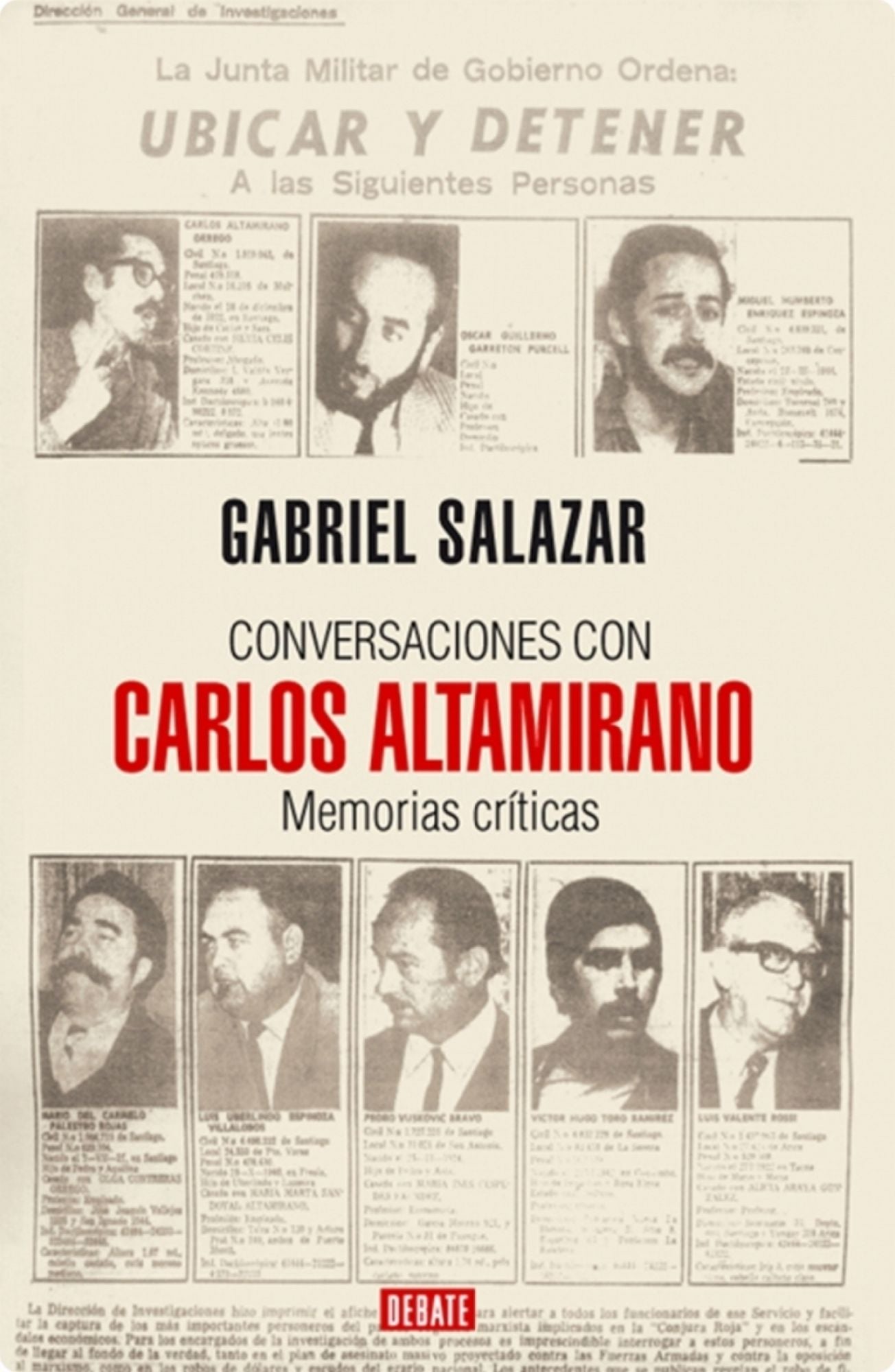 Conversaciones con Carlos Altamirano: Memorias Críticas