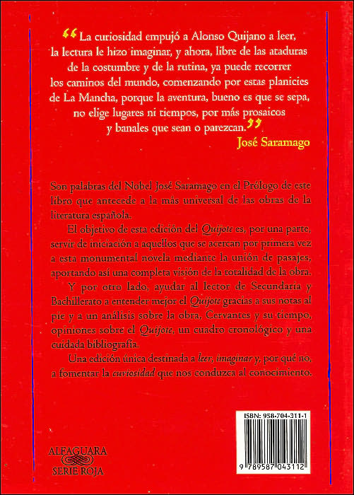 Don Quijote de la Mancha: Selección anotada
