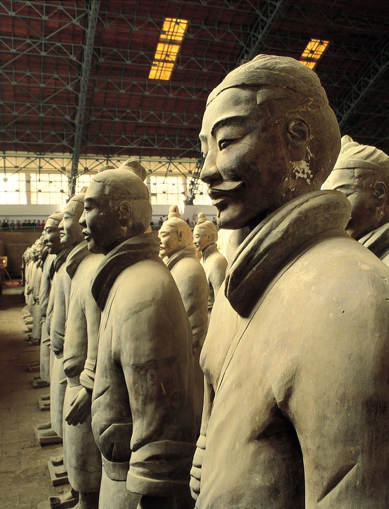 The Terracotta Army of the First Emperor of China