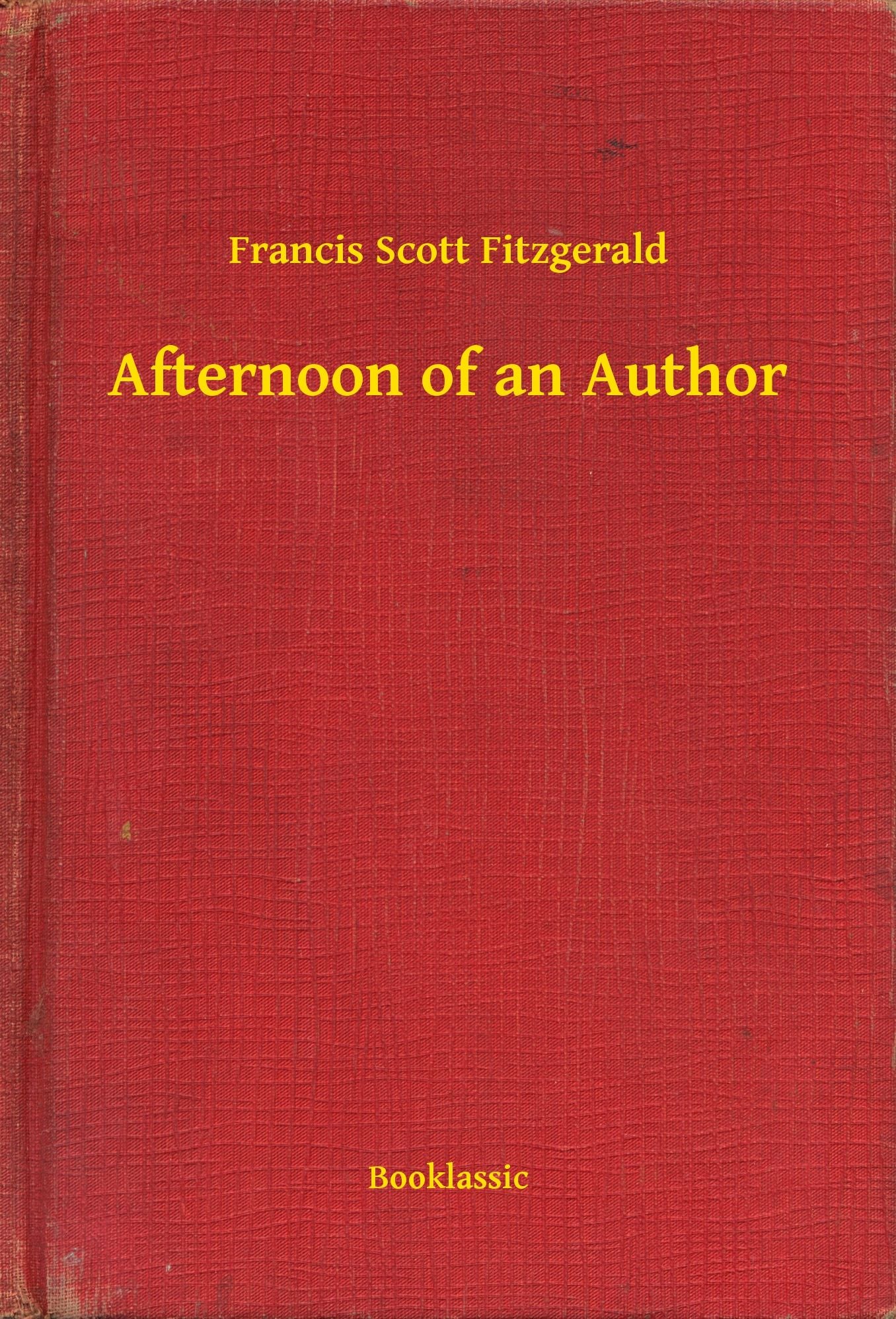 Afternoon of an Author