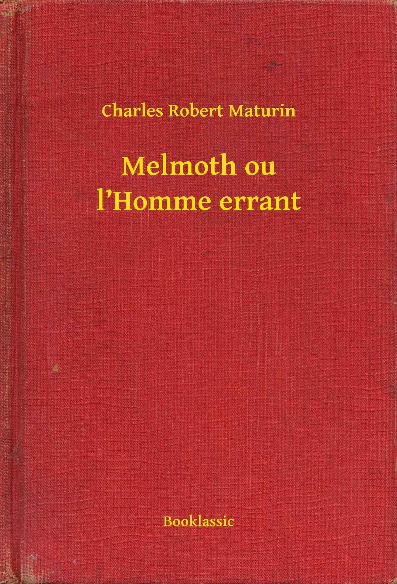 Melmoth ou l'Homme errant