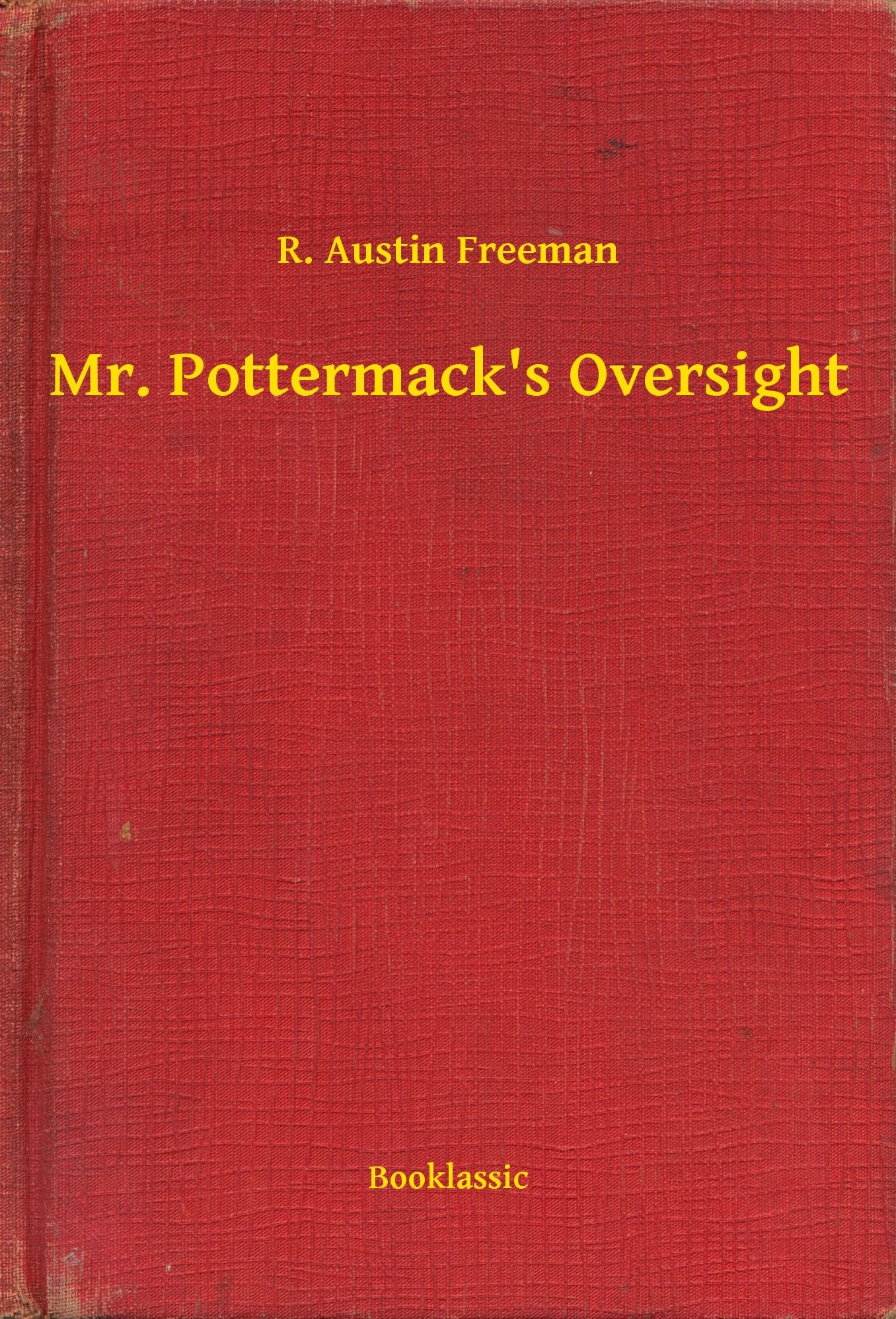 Mr. Pottermack's Oversight