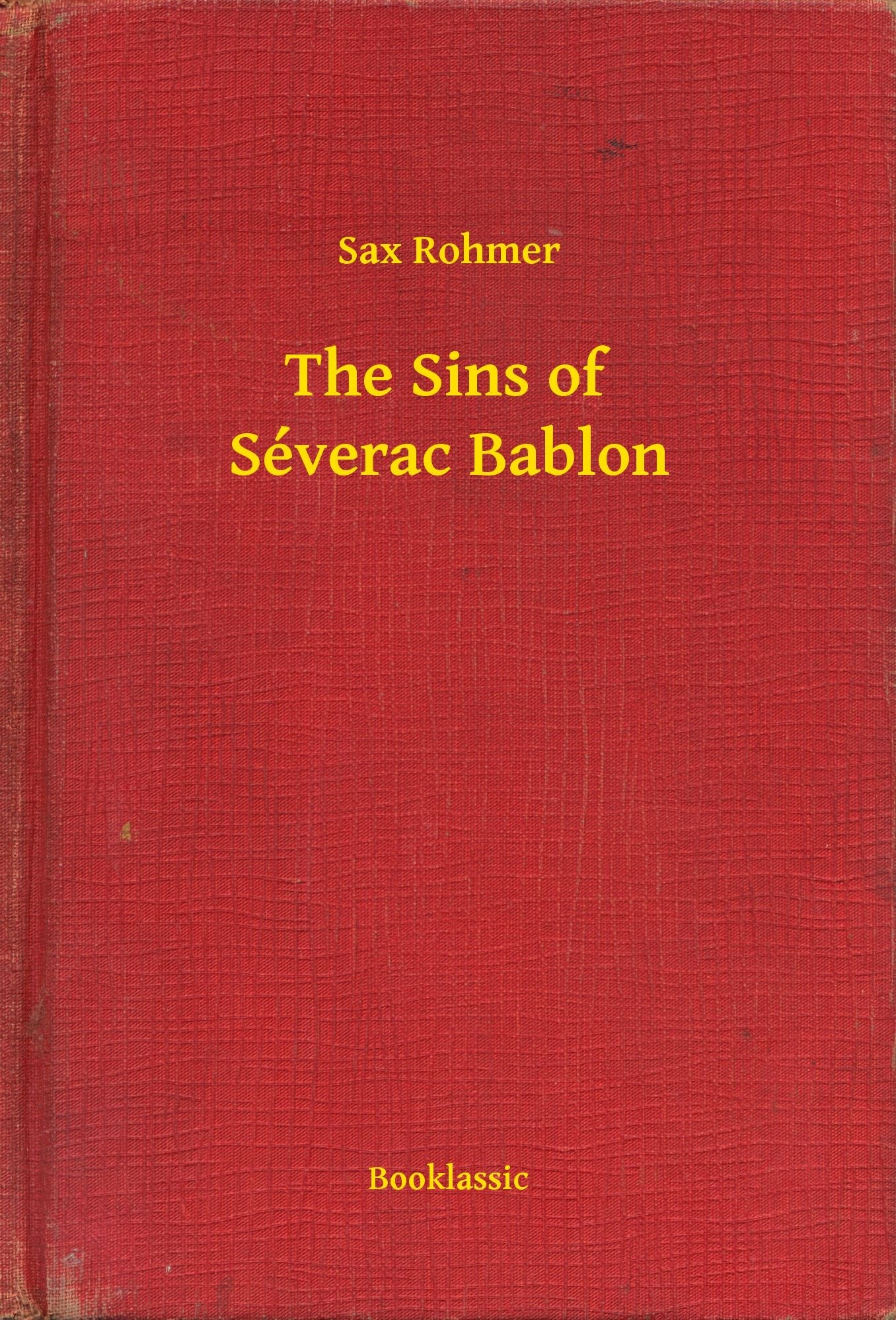 The Sins of Séverac Bablon
