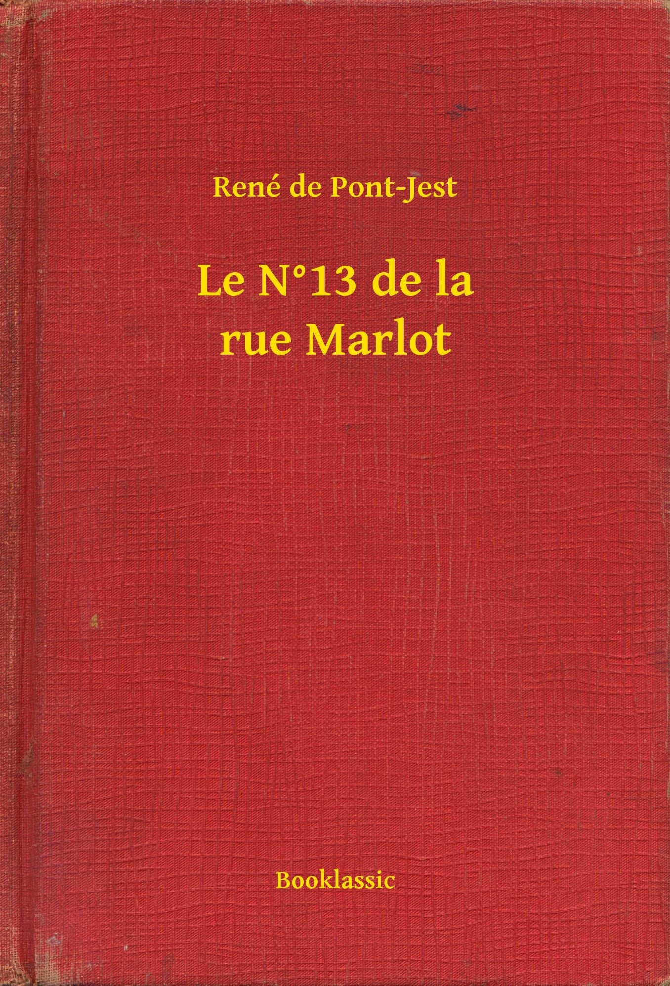 Le N°13 de la rue Marlot
