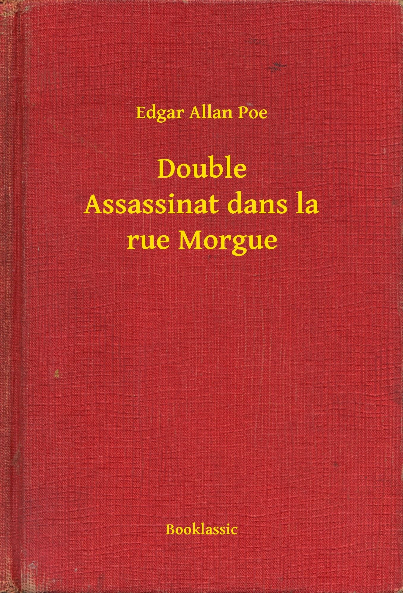Double Assassinat dans la rue Morgue
