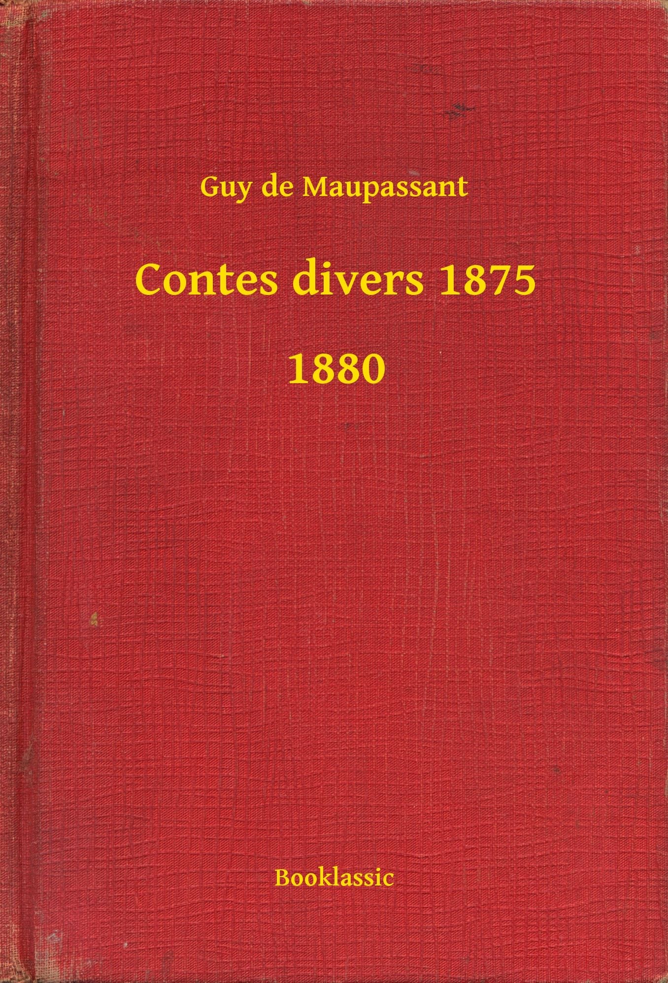 Contes divers 1875 - 1880