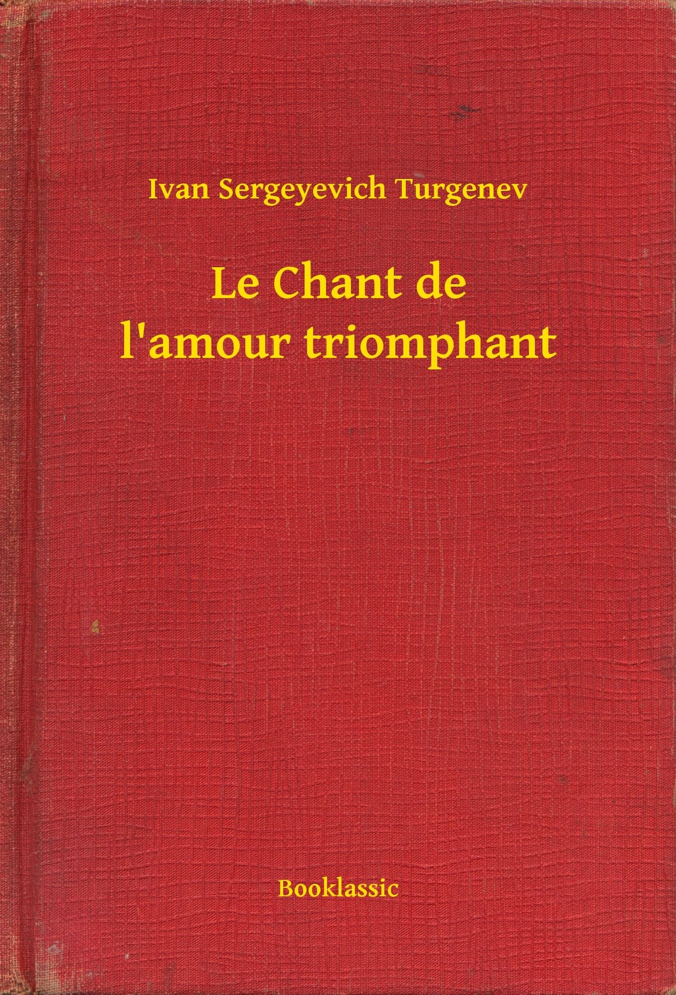 Le Chant de l'amour triomphant