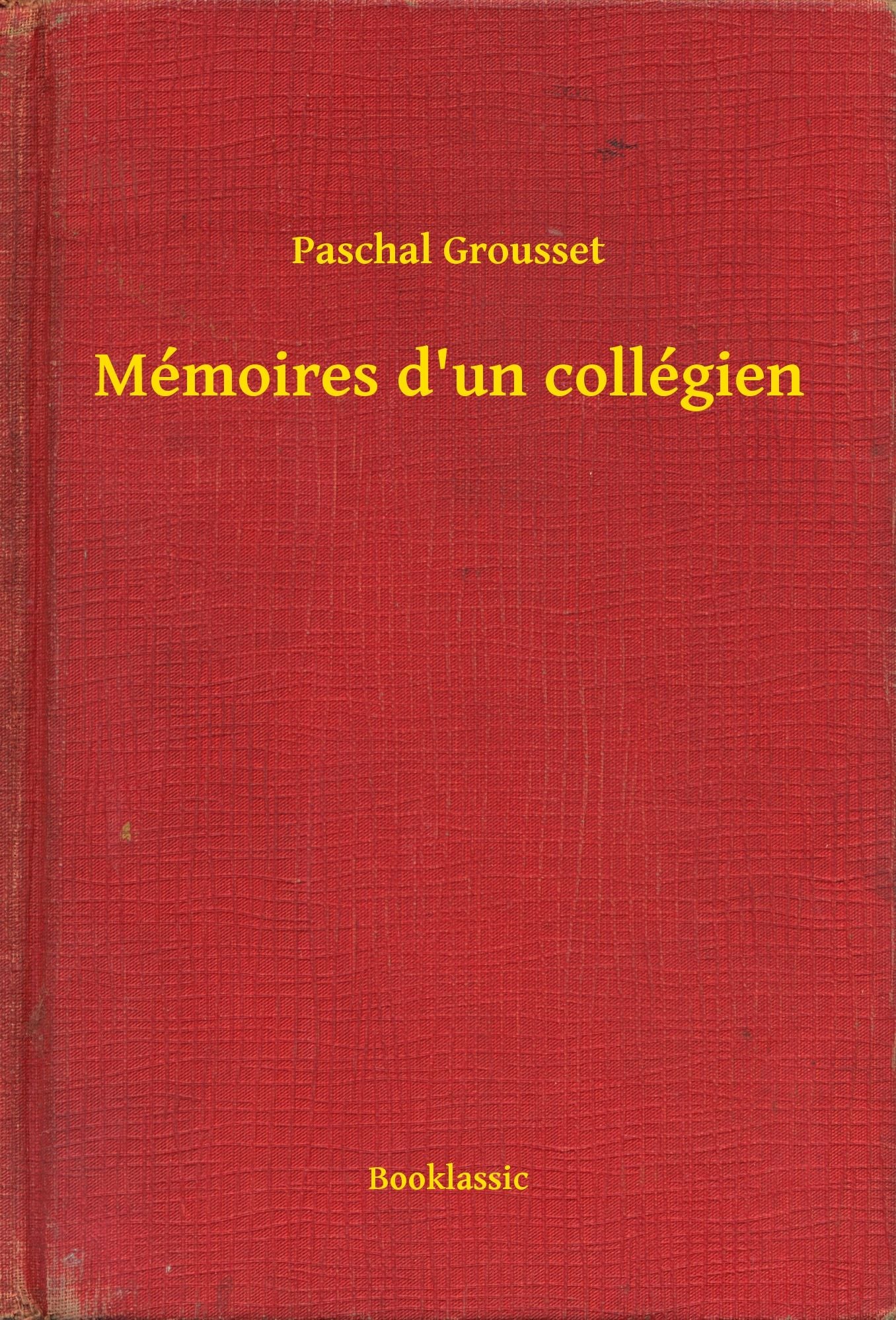 Mémoires d'un collégien