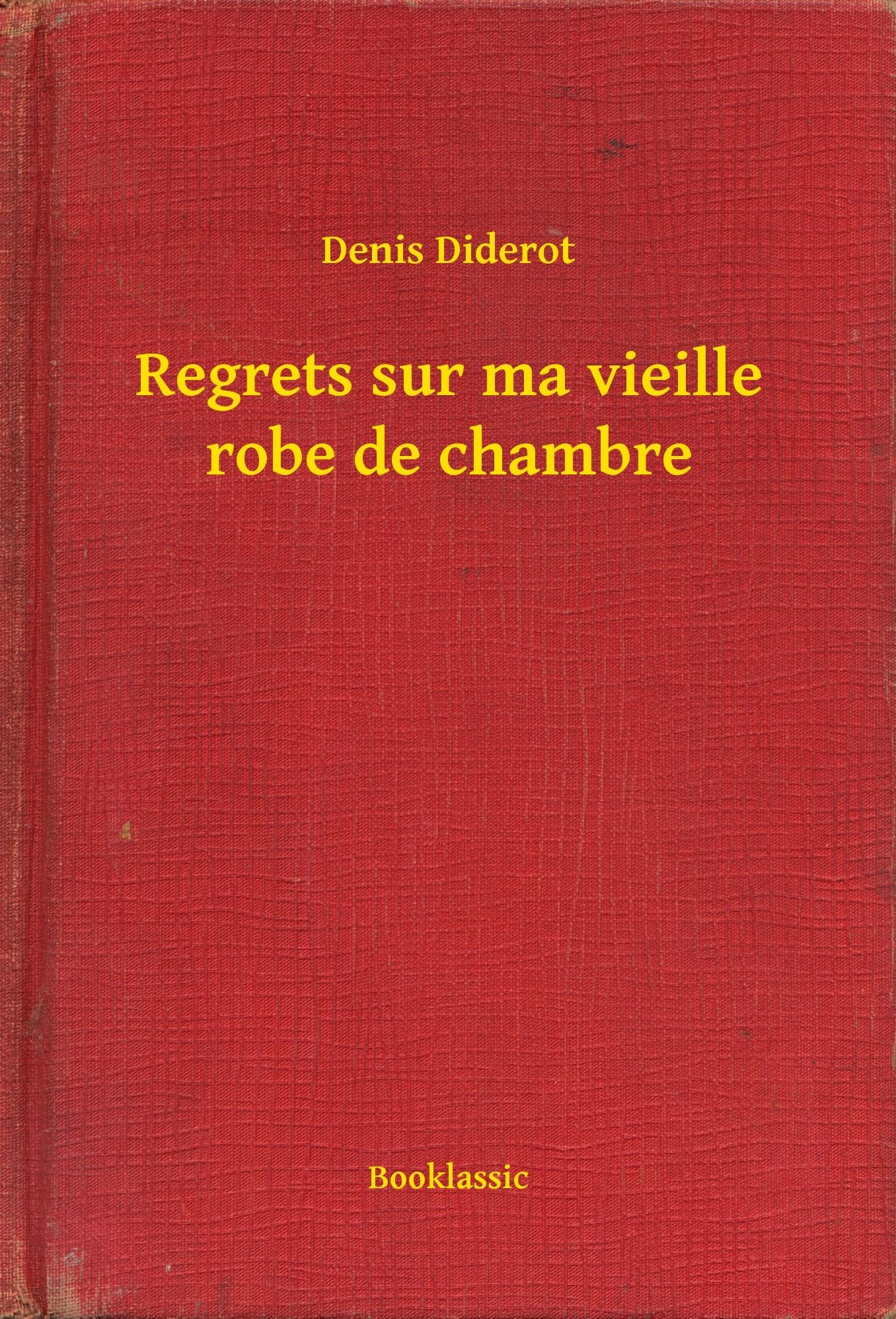 Regrets sur ma vieille robe de chambre