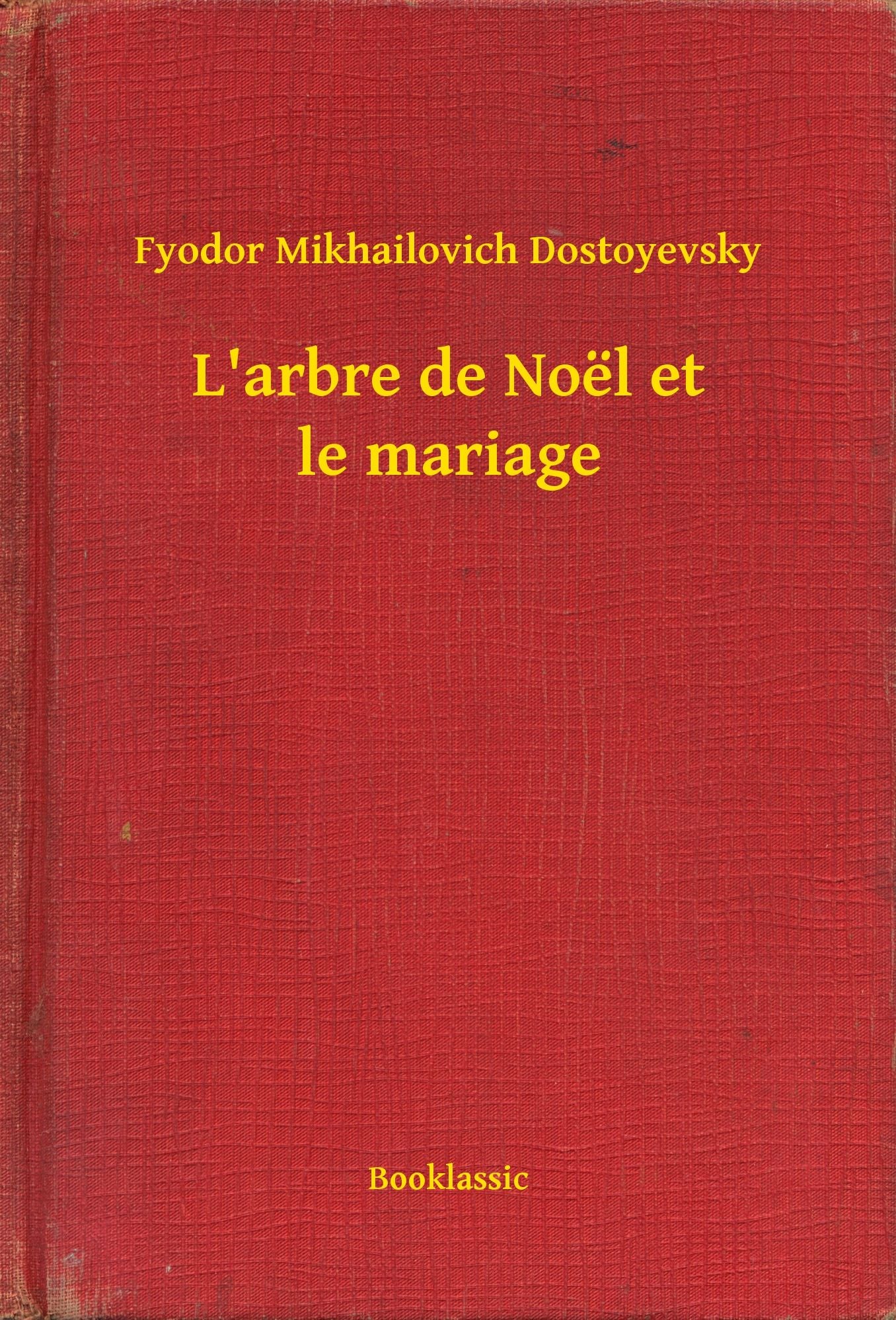 L'arbre de Noël et le mariage