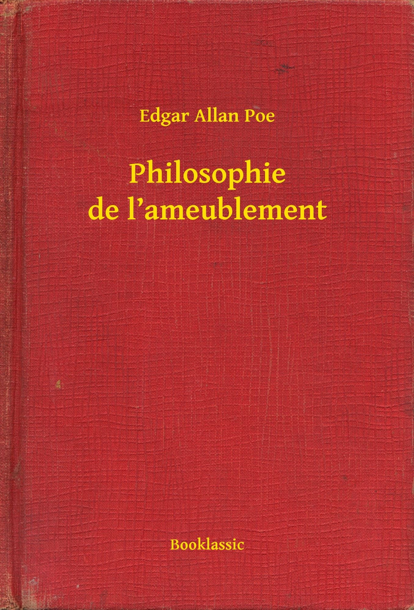 Philosophie de l'ameublement