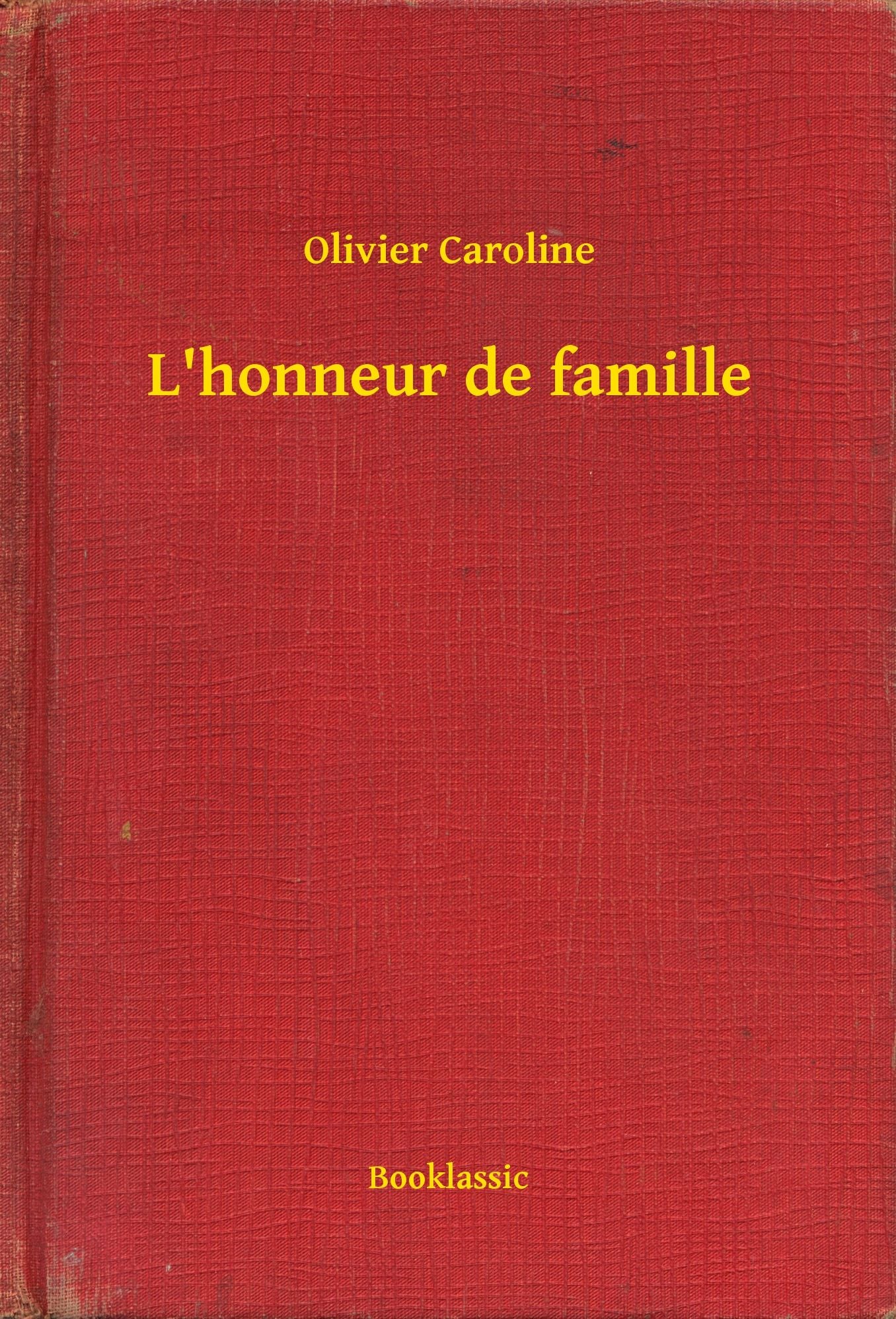 L'honneur de famille