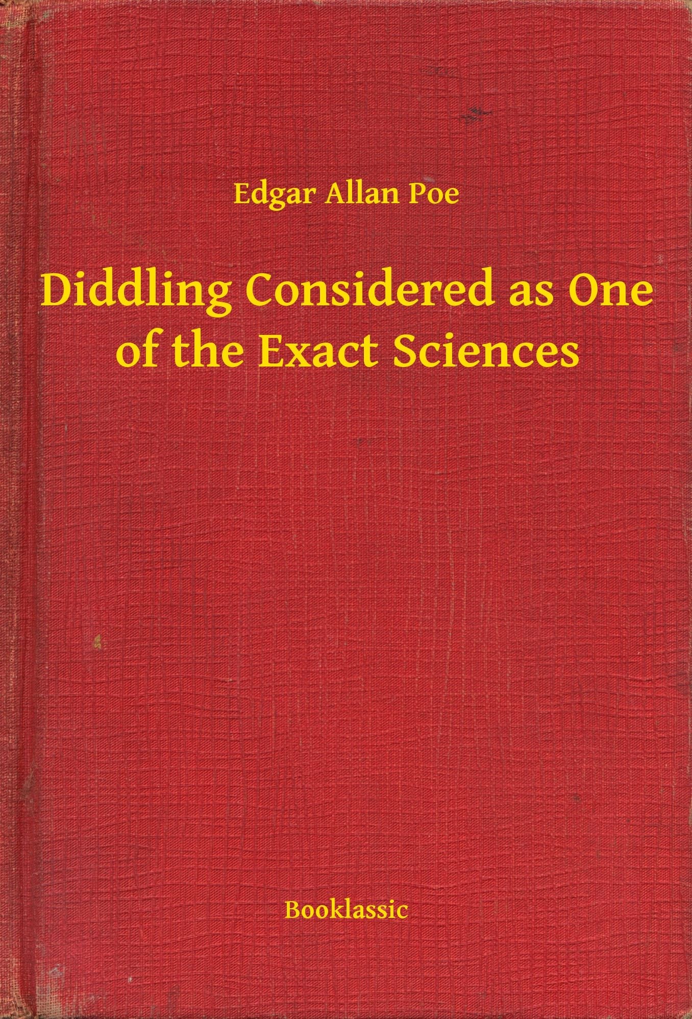 Diddling Considered as One of the Exact Sciences