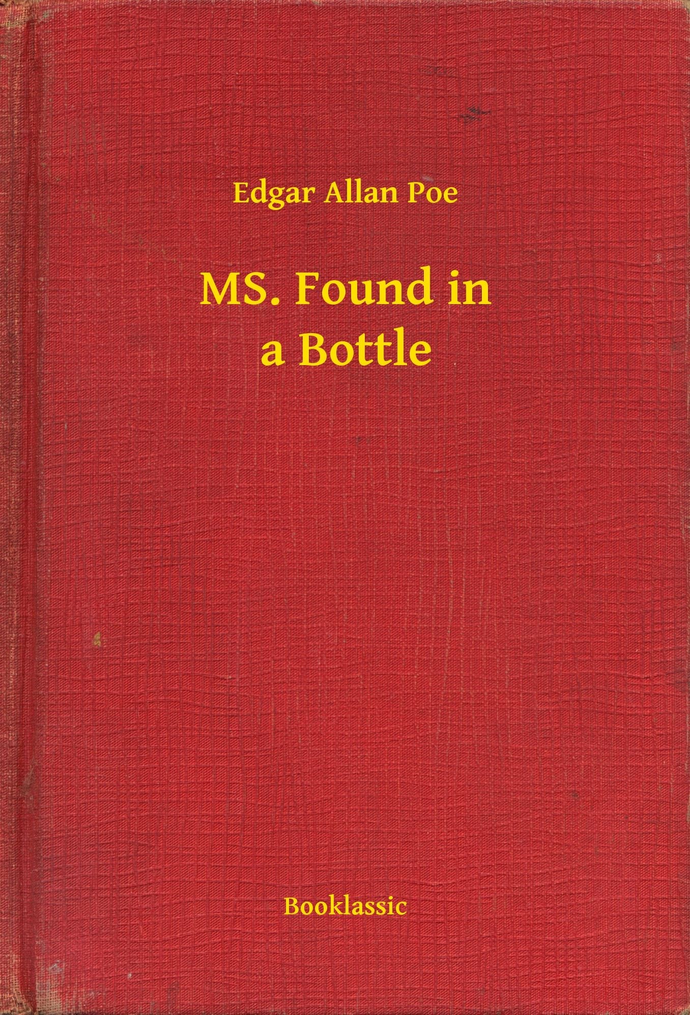 MS. Found in a Bottle