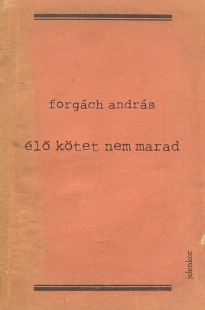 Élő kötet nem marad