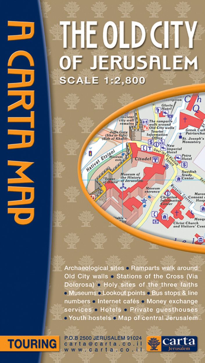 Old City of Jerusalem Map