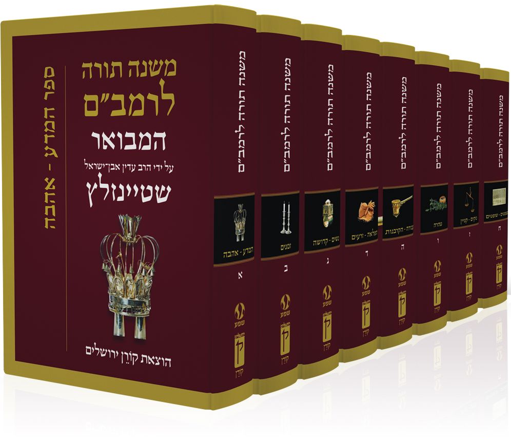 Rambam Mishne Torah Set, 8 volumes