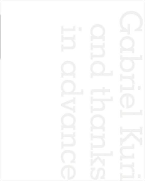 Gabriel Kuri: And Thanks in Advance